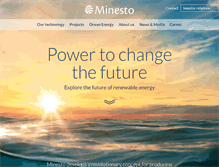 Tablet Screenshot of minesto.com